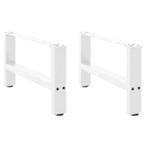 Coffee Table Legs White 2 pcs 60x cm Steel 4013265
