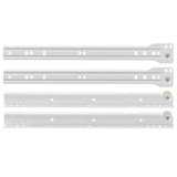 Drawer Slide 73 pcs White Steel 864652