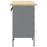 Work Cabinet with Drawer 3 pcs Red and Grey 150 x 55 x 85 cm 3321369