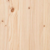 Coffee Table Natural 39.5 x 39.5 x 53.5 cm Solid pine wood 873556