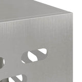 Air Conditioner Cover Silver 110 x 50 x 80 cm Stainless steel 865908
