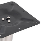 Bistro Table Leg Silver 70x40x72 cm Stainless Steel 325441