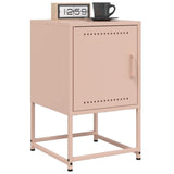 ZNTS Bedside Cabinet Pink 36x39x60.5 cm Steel 846448