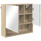 Mirror Cabinet Sonoma Oak 59 x 17 x 55 cm Engineered Wood 883366
