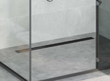 2 in 1 Shower Drain Black 90 cm Stainless Steel 304 42015947