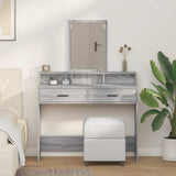Dressing Table Grey Sonoma 100 x 41 x 140 cm Engineered Wood 865150