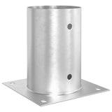 Round Ground Anchor 12 pcs Silver 15 x 15 x 15 cm Metal 42030123