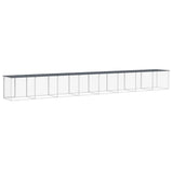 Chicken Cage with Roof Anthracite 803x98x90 cm Galvanised Steel 3189052