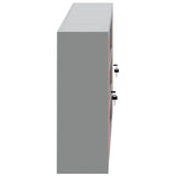Tool Cabinet with Shelf Red and Grey 150 x 20 x 55 cm Steel 4103476