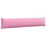 Sofa Pillows 2 pcs Pink 200 x 40 cm Fabric 42013883