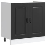 Kitchen Cabinet with Door Kalmar 2 pcs Black 80 x 46 x 81.5 cm 3315002