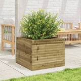 Garden Planter 60x60x45.5 cm Impregnated Wood Pine 847252