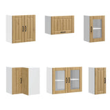 11 Piece Kitchen Cabinet Set "Lucca" Artisan Oak Engineered Wood 3314900