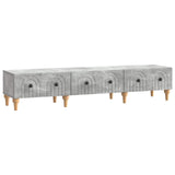 TV Cabinet Concrete Grey 147 x 34.5 x 30 cm Engineered Wood 894248