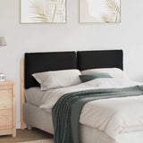Upholstered Headboard Natural and Black 150 cm Solid Pine Wood 880010