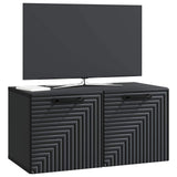 Wall-Mounted TV Cabinet Black 59.5 x 31 x 30 cm Engineered Wood 898706