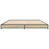 Bed Frame without Mattress Sonoma Oak 120x200 cm 845152