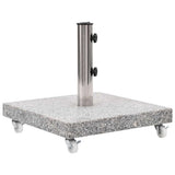 48563 Parasol Base Granite 30 kg Square Grey