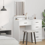 Dressing Table White 50 x 41 x 140 cm Engineered Wood 865127