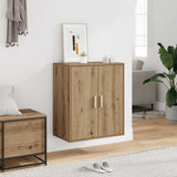 Shoe Cabinet Artisan Oak 60x35x70 cm Engineered Wood 856697