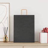 Paper Bags 250 pcs with Handles Black 32x12x42 cm 4101872