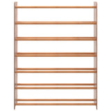ZNTS Shoe Rack Brown 90x24x117 cm Engineered Wood 327350