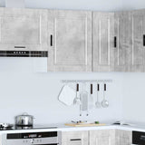 Kitchen Wall Cabinet Porto Concrete Grey Engineered Wood 854045