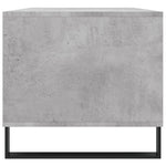 ZNTS Coffee Table Concrete Grey 90x49x45 cm Engineered Wood 831032