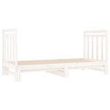 Pull-out Day Bed without Mattress White 2x cm 3124773