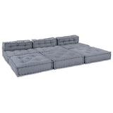 Modular Sofa 4 pcs Grey Fabric 3315094