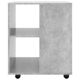 Storage Cabinet Concrete Grey Engineered Wood Standard 808462