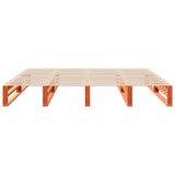Bed Frame without Mattress Wax Brown 180x200 cm Super King Solid Wood Pine 3302320
