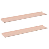 Floating Shelf Wall-mounted 2 pcs Pink 100 x 18 x 2.5 cm Steel 8004046