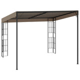 Wall-mounted Gazebo 3x3 m Taupe Fabric 312260
