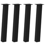 Console Table Legs 4 pcs Black 72 cm Steel 4012504