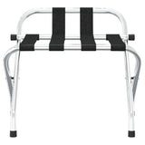 Luggage Rack with Backrest Silver 56x39x52cm 153074