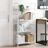 4-Layer Book Shelf White 60x27.6x124.5 cm Engineered Wood 288224