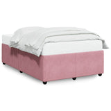 Bed Frame without Mattress Pink 120x200 cm Velvet 3285005