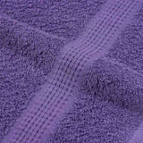 ZNTS Hand Towels 10 pcs Purple 50x100 cm 360 gsm 100% Cotton 136880