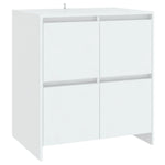 2 Piece Sideboard White Engineered Wood 3098081