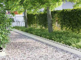 Lawn Edgings 20 pcs White 103 x 0.05 x 22 cm Steel 874811