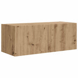 TV Cabinet Set Wall-mounted 2 pcs Artisan Oak Engineered Wood 3408969