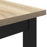 Table Sonoma Oak 100 x 50 x 76.5 cm Engineered Wood and Steel 873745
