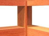 Bookcase Bed 2 pcs Wax Brown 200 x 120 cm Solid Pine Wood 3422708