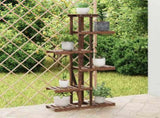 Flower Stand 75x25x140.5 cm Solid Wood Fir 362865