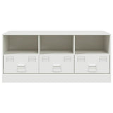 TV Cabinet White 99x39x44 cm Steel 841738