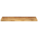 Table Top 80x40x3.8 cm Rectangular Solid Wood Rough Mango 371383