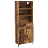 Highboard Old Wood 69.5 x 32.5 x 180 cm Engineered Wood 3415645