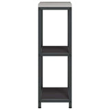 Kitchen Storage HATTEM Black 30 x 50 x 92 cm Steel 874975