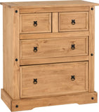 ZNTS Corona 2+2 Drawer Chest 100-102-022